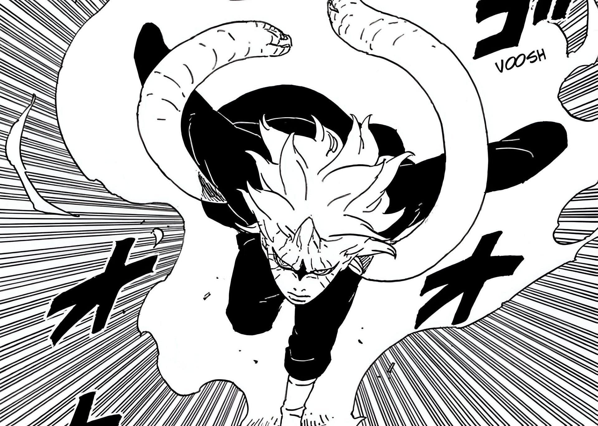 Mitsuki as seen in the manga (Image via Shueisha)
